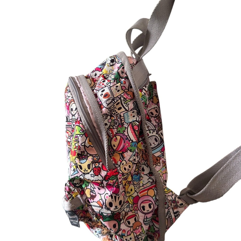 Tokidoki x Ju-Ju-Be Mini Backpack Kawaii Print + Keychain Charm - Picture 2 of 5